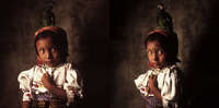 Cuna Parrot Girl, Panama